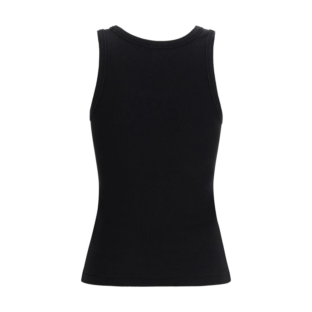 Black Cotton Tank Tops