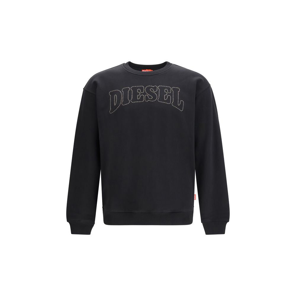 Black Cotton Sweatshirt