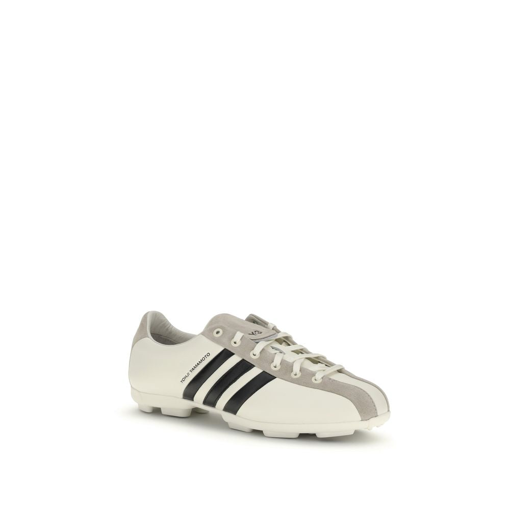 White Calf Leather Bos Taurus Athletic Sneakers