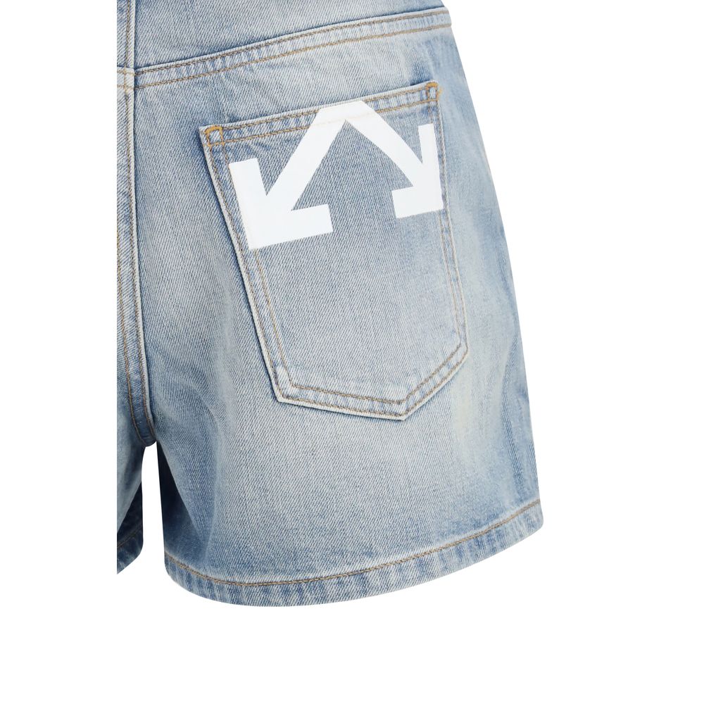Blue Denim Shorts