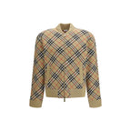 Beige Wool Bomber