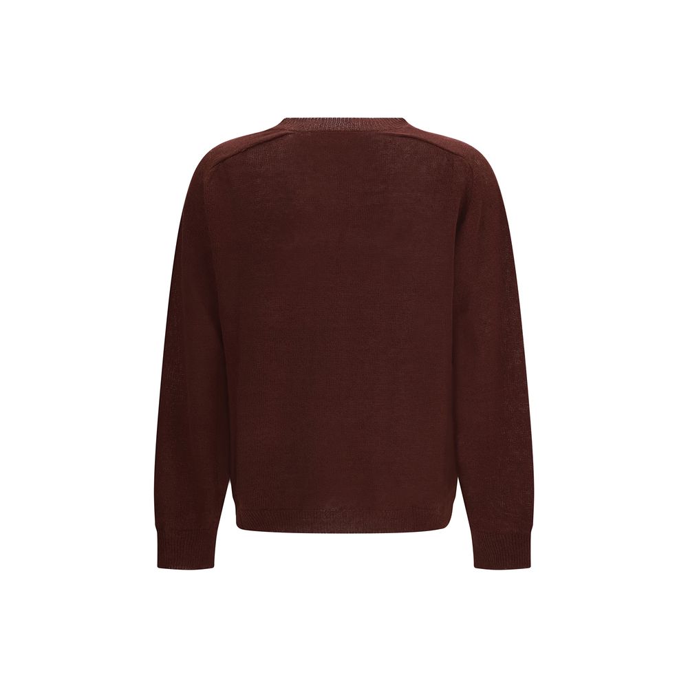 Bordeaux Linen Sweatshirt