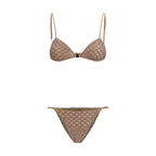 Brown Viscose Bikini