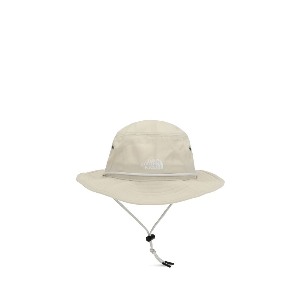 Beige Cotton Bucket Hat