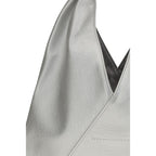 Silver Polyethylene Handbag