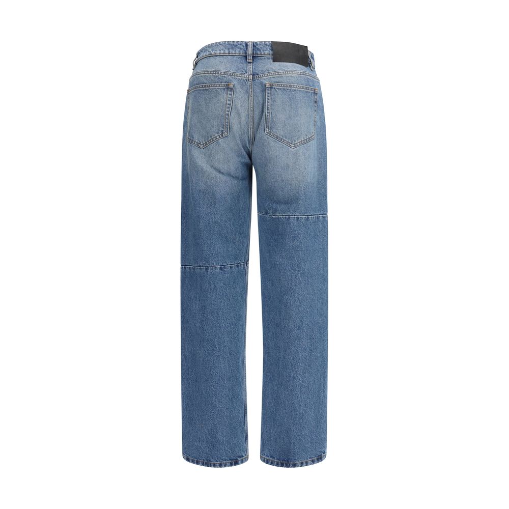 Blue Cotton Jeans Denim
