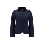 Blue Polyamide Full-Length Jacket