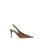 Brown Lamb Ovis Aries Aries High Heel Pumps