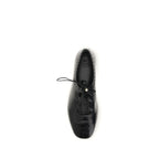 Black Calf Leather Bos Taurus Ballet Flats