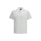 White Cotton Polo Shirt