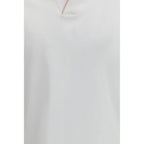 White Cotton Polo Shirt