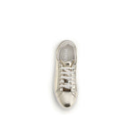 Gold Calf Leather Bos Taurus Platform Sneakers