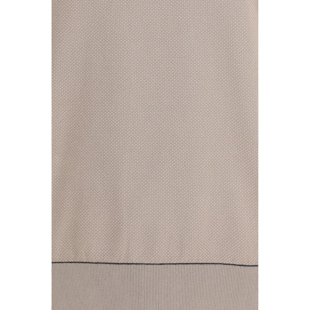 Beige Cotton Polo Shirt