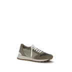 Bicolor Calf Leather Bos Taurus Athletic Sneakers