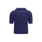 Blue Silk Dress Shirt