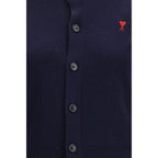 Blue Merino Wool Cardigan