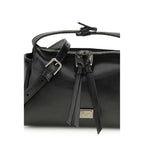 Black Calf Leather Bos Taurus Handbag