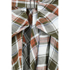 Multicolor Linen Midi Skirt