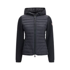 Black Polyamide Full-Length Jacket