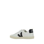 White Calf Leather Bos Taurus Low Top Sneakers