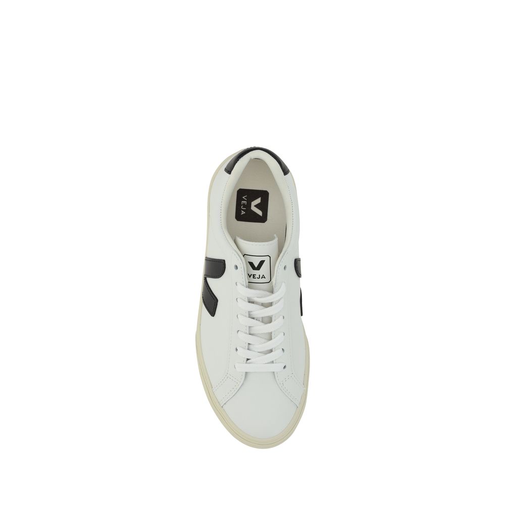 White Calf Leather Bos Taurus Low Top Sneakers