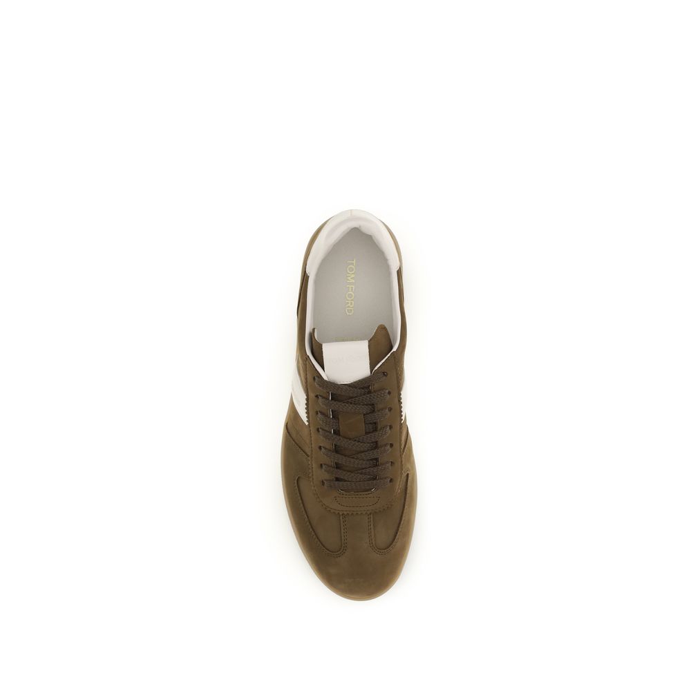 Brown Calf Leather Bos Taurus Low Top Sneakers