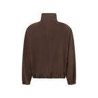 Brown Polyester Bomber