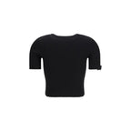 Black Viscose T-Shirt