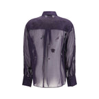 Blue Viscose Blouse