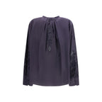 Blue Cotton Pattern Shirt