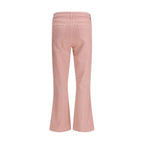 Multicolor Cotton Flared Pants