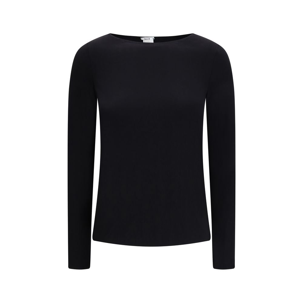 Black Modal Long Sleeve T-Shirt
