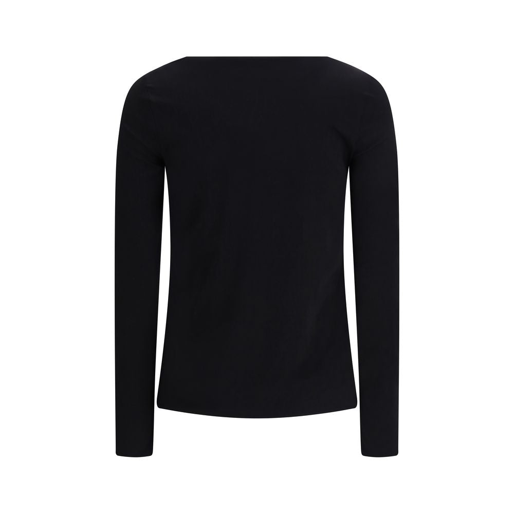 Black Modal Long Sleeve T-Shirt