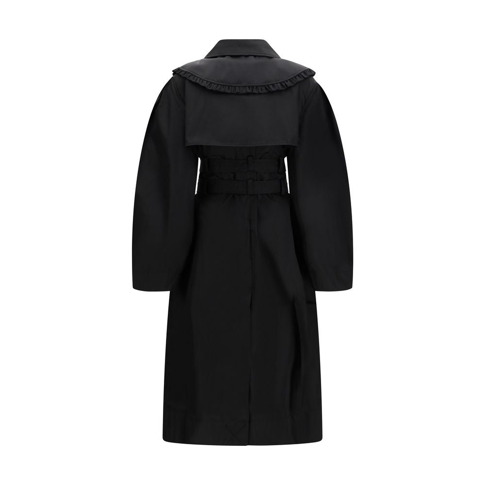 Black Nylon Coat