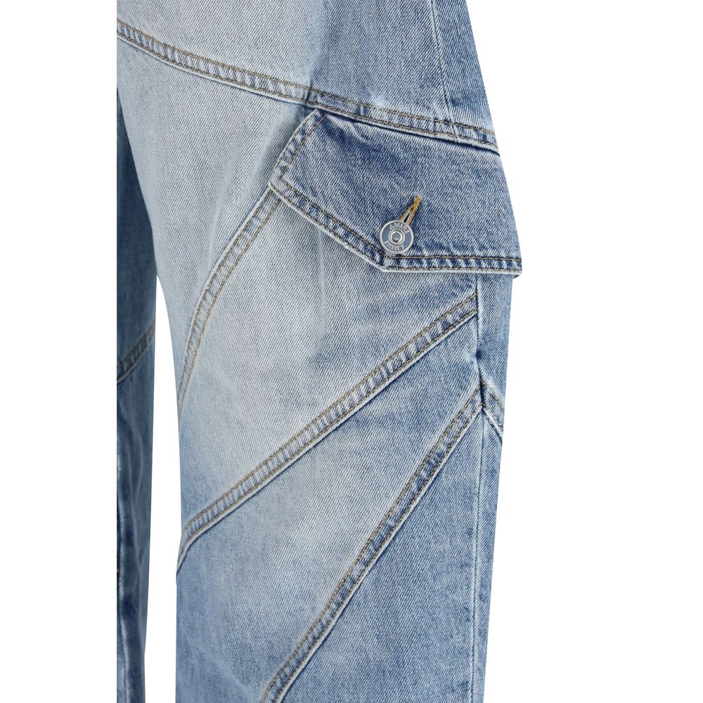 Blue Cotton Jeans Denim