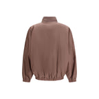 Brown Polyamide Bomber