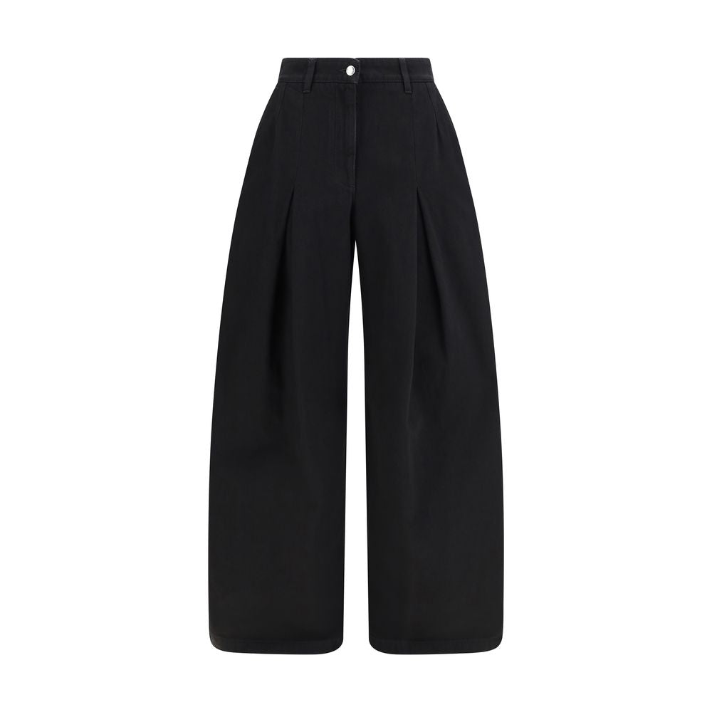 Black Cotton Jeans Denim