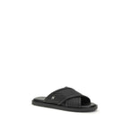 Black Calf Leather Bos Taurus Sandals
