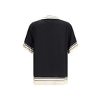 Multicolor Silk Shortsleeve Shirt