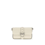 White Calf Leather Bos Taurus Shoulder Bag