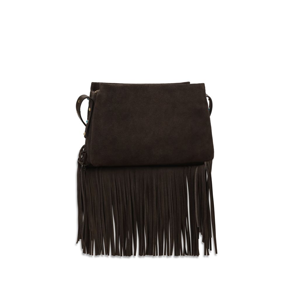 Sac à bandoulière en cuir de veau marron Bos Taurus
