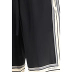 Black Silk Bermuda Shorts