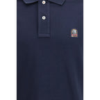 Blue Cotton Polo Shirt