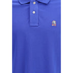 Blue Cotton Polo Shirt