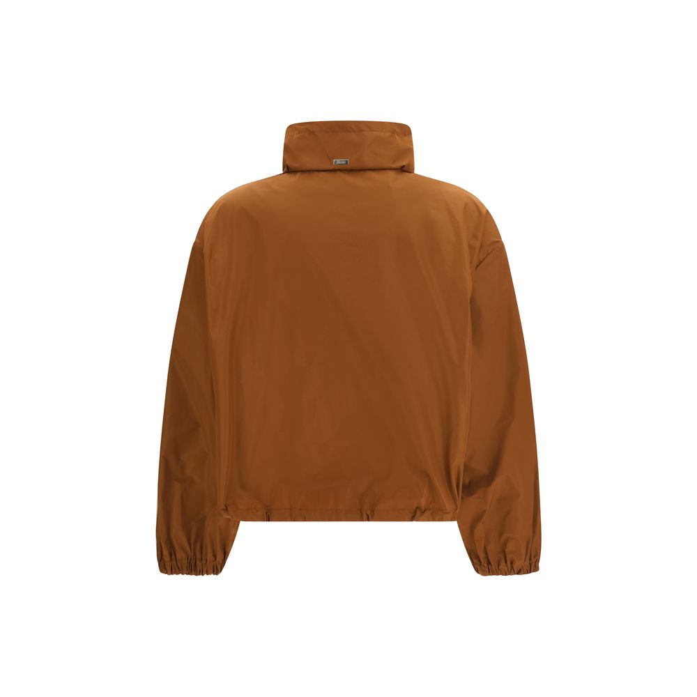 Brown Polyester Rain Coat