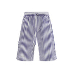 Multicolor Cotton Bermuda Shorts