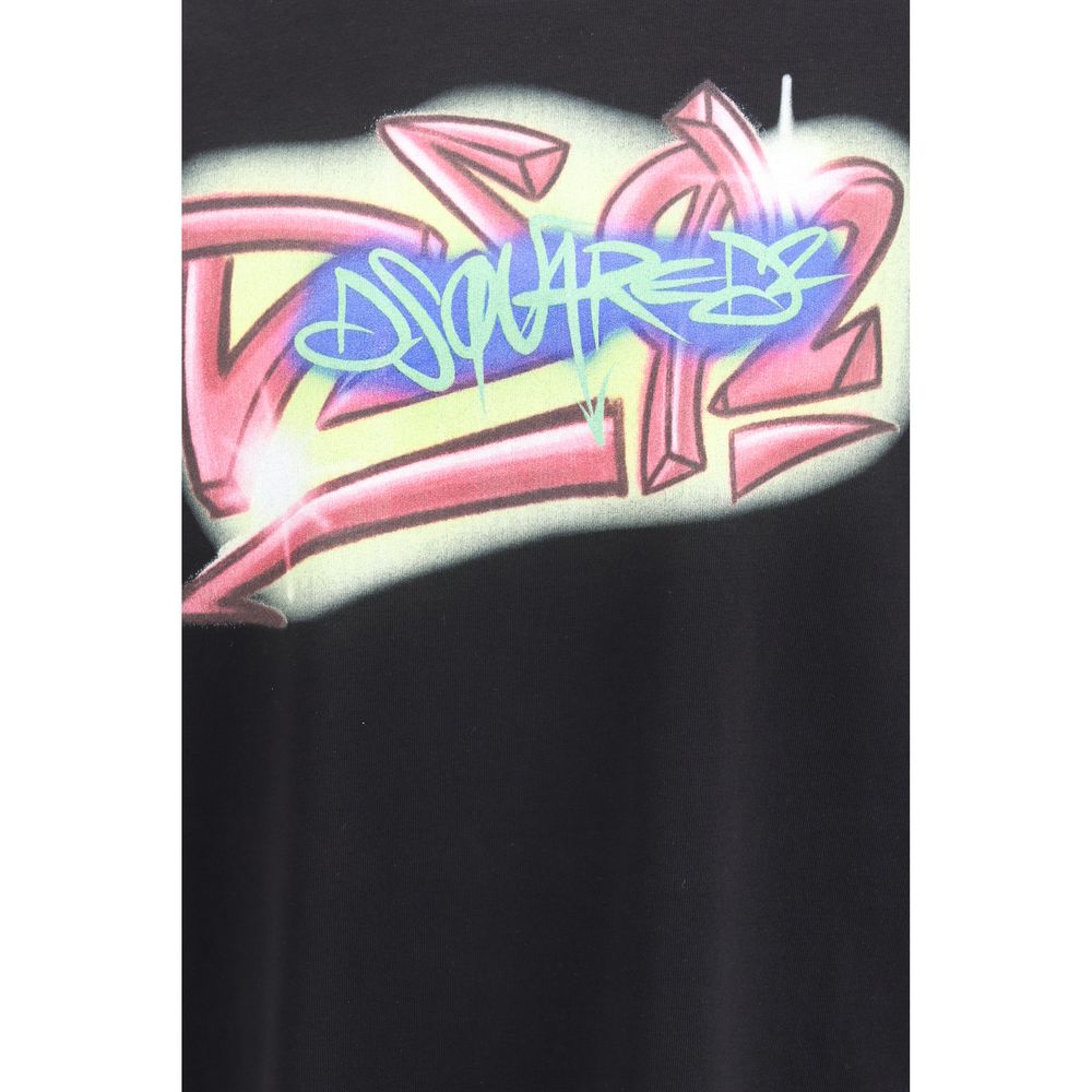 Black Cotton T-Shirt