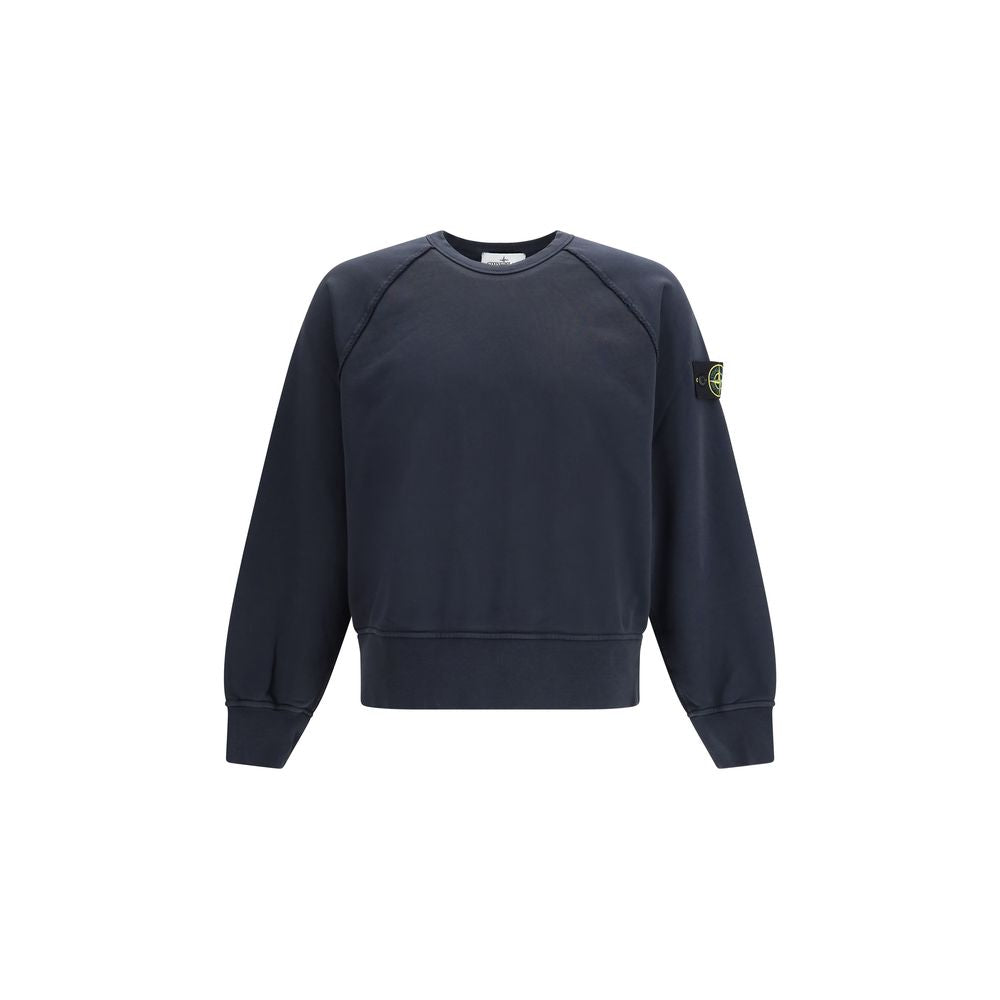 Blue Cotton Sweatshirt