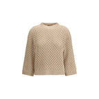 Beige Wool Sweatshirt