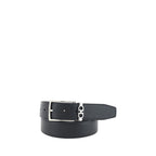 Black Leather Regular Belt